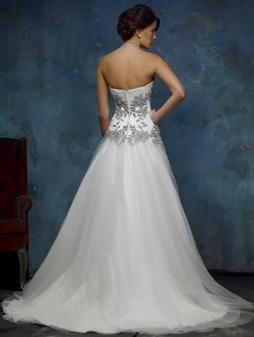 4elegant a-line Brush Train strapless Wedding Dresses Embroidery Silk Chiffon for Bride ms842.jpg