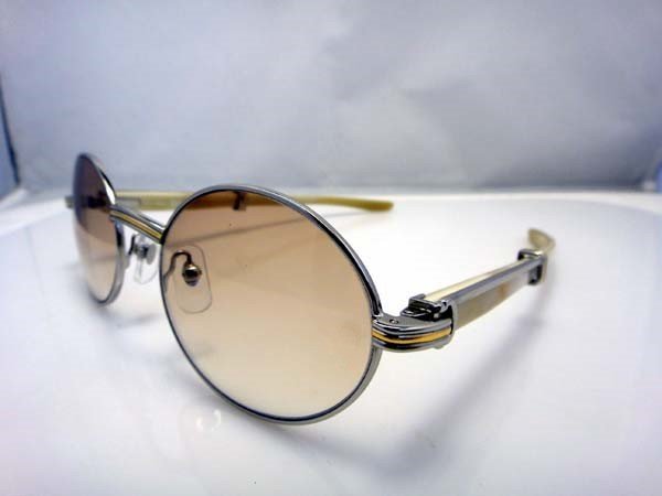 Cartier 1937716 White Buffalo 53-22 Silver brown lens(2)-2--.jpg