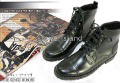 Black Faddish Leather Ankle Lace Up Men's Casual Boots