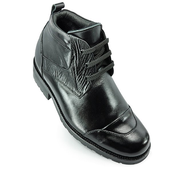 Genuine Leather Round Toe Chalaza Men's Snow Boots