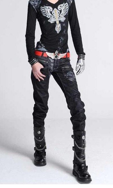 Warm Round Head Punk Men's Snow Boots