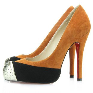Suede Color Super High Heels Women's Ankle Boots