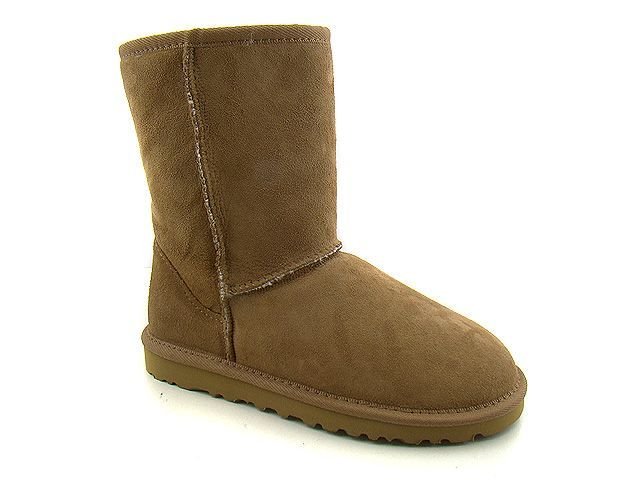 Classic Short Sheepkin Warm Women's Ankle Boots