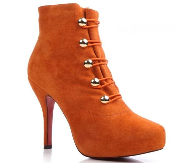 Slim Sexy High Heel Leather Women's Ankle Boots