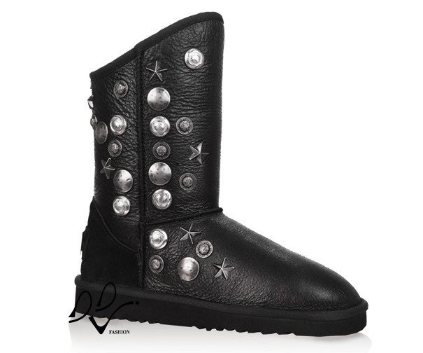 Rivet Sheep Wool Soft-skinned Ankle Snow Boots