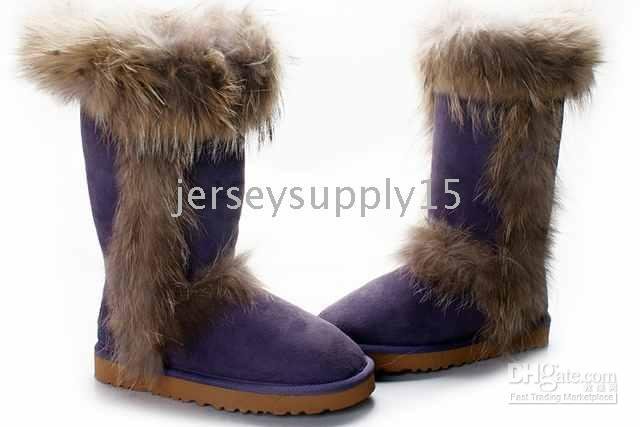 Purple Super Comfort Winter Fur Snow Boots