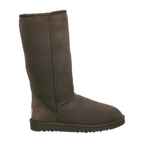 Classic Twin-faced Sheep Skin Chocolate Snow Boots