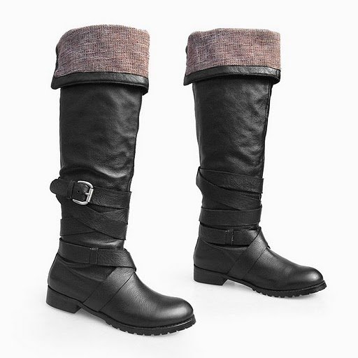 Women's Genuine Leather Thigh High Boots