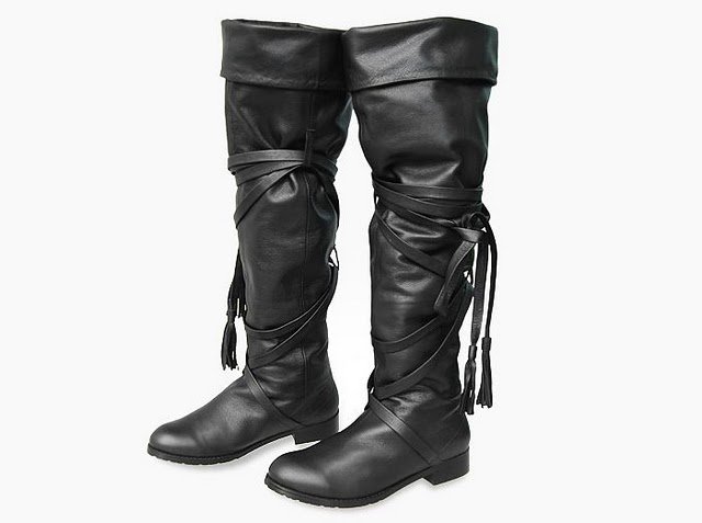 High Quality Genuine Leather Women's Thigh-High Boots