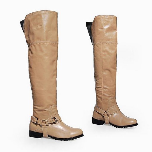 Genuine Leather Women's Thigh High Boots