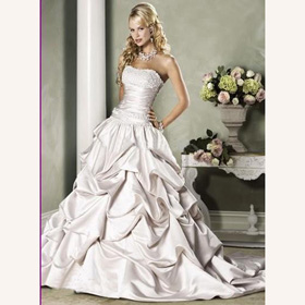 Plicate Sheath Floor Length Backless Strapless Dresses