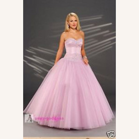 Pink Custom Made A Line Zipper Dresses