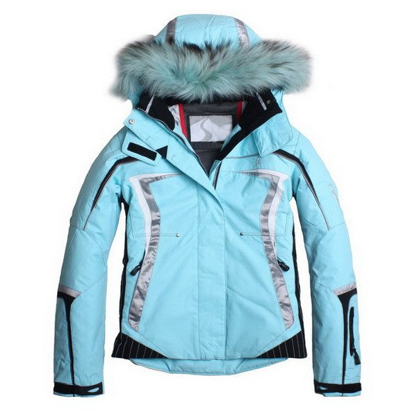 Outwear Sky Blue Nylon Ladies' Jackets