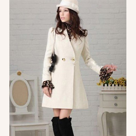 Slim Model Wool Women's Jackets & Coats