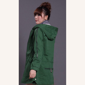 100% Cotton Anti-fold Women's Jackets & Coats