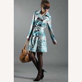 Junoesque Double-breasted Coat with a Belt