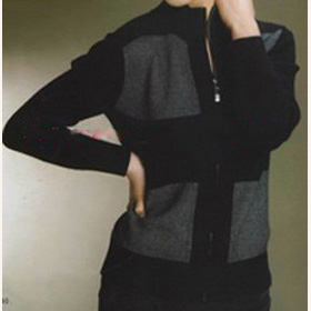 100% Cashmere Long Sleeves Turndown Neck Women's Sweaters
