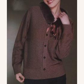 Knitted 100% Cashmere Cardigan Women's Sweaters