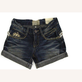 Worn-out Hole Super Shorts Jeans