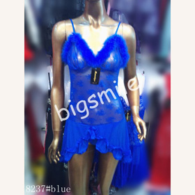 Blue Spandex Sexy Baby Dolls