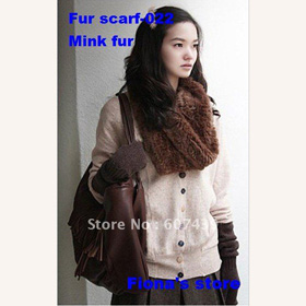 Korea Style Mink Warm Fur Scarf