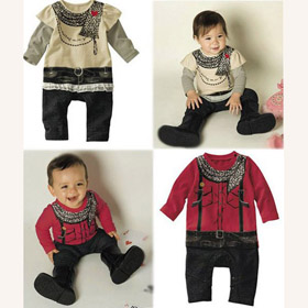Short Sleeve Polyester Unisex 6M-2Y Baby Rompers