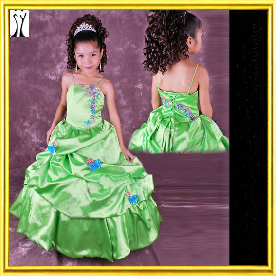 Doll-like Embroidered Ruffle Baby Flower Dress