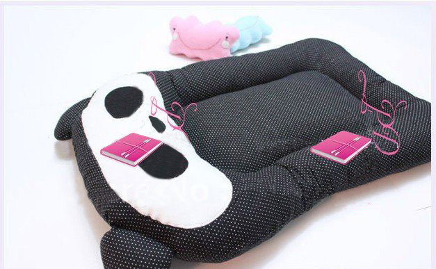 White & Black Panda Pure Cotton Baby Bed
