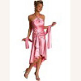 Backless Knee Length Pink Elegant Sleveeless A-line Wedding Dresses