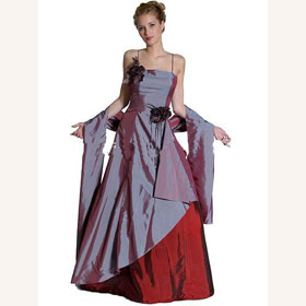 Elegant & Luxurious Satin Tiered Ankle-length Appliques Spaghetti Straps Court Train Cocktail Dress
