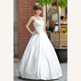 Lovely White Sleveless Halter Floor-Length Zipper Beach Wedding Dresses