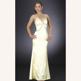 V-neck Ankle Length Beading Spaghetti Strap Cathedral Train Wedding Dresses