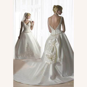 Sleeveless Strapless Floor-Length Luxury Wedding Dresses