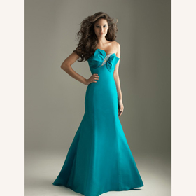 Beaded Taffeta Backless Blue Maternity Wedding Dresses