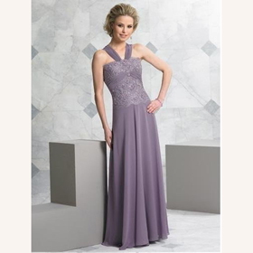 A-Line Halter Floor-Lengt Embroidery Zipper Maternity Wedding Dresses