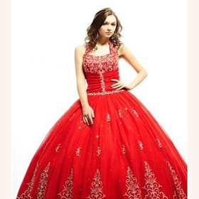Fabric Cotton Halter Small Shawls Emboridery Ball Gown Anklie-length Princess Wedding Dresses