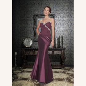 ESleeveless Sequins Embroidered A-Line Strapless Wedding Dresses
