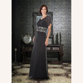 Floor-Length Chiffon Embroidered Sleeveless Strapless Wedding Dresses