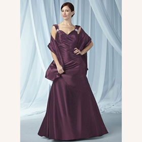 Floor-Length Taffeta Sleeveless Strapless Wedding Dresses