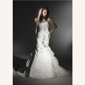 Lace Up Floor Length Mermaid Sleeveless White Sweep Train Wedding Dresses