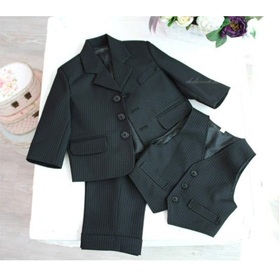 Children's Lapel Single Button Worsted Tuxedo