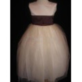 Long Sleveeless Simple Girls' Dresses