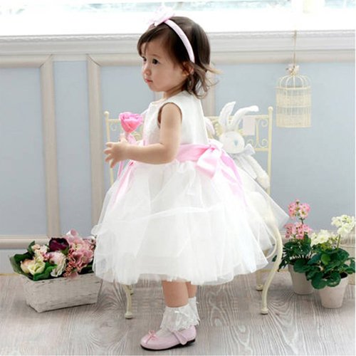 Chiffon Sleeveless Summer Medium Length Girls' Dresses