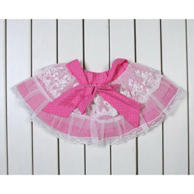 Girls Cotton Above Knee Lace Princess Elastic Nettings Skirts
