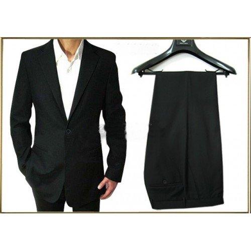 Single Breasted Long Sleeve Cotton Men's Suits