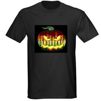 LED Music Sound Activated Short Sleeve Men's T-Shirts