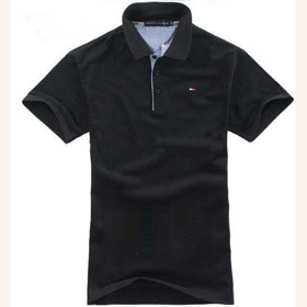 Short Sleeve Black O-neck Men's T-Shirts