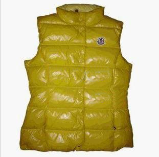 Vest Shape Yellow Leather & Polyester Men's T-Shirts