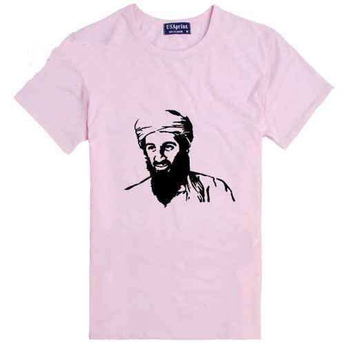 Pink Short Sleeve With Figure On Men's Shirts