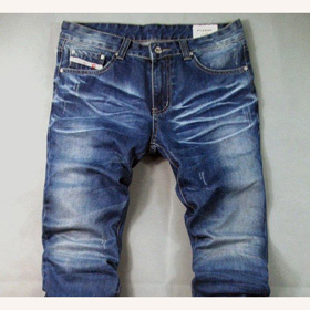 Breathable Color Fade Proof Fabric Soft Men's Jeans